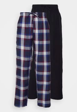 Pier One 2 Pack - Pyjamabroek - 503 - Dark Blue_302 - Red -Pier One 063b88d7f4b14317a1b84bef67ff886c