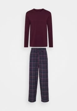 Pier One Pyjama - Bordeaux/Dark Blue