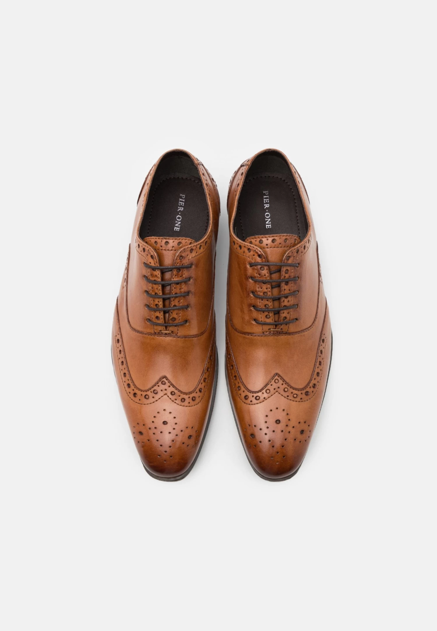 Pier One Leather - Veterschoenen - Cognac 6 Pier One Leather - Veterschoenen - Cognac - Afbeelding 4