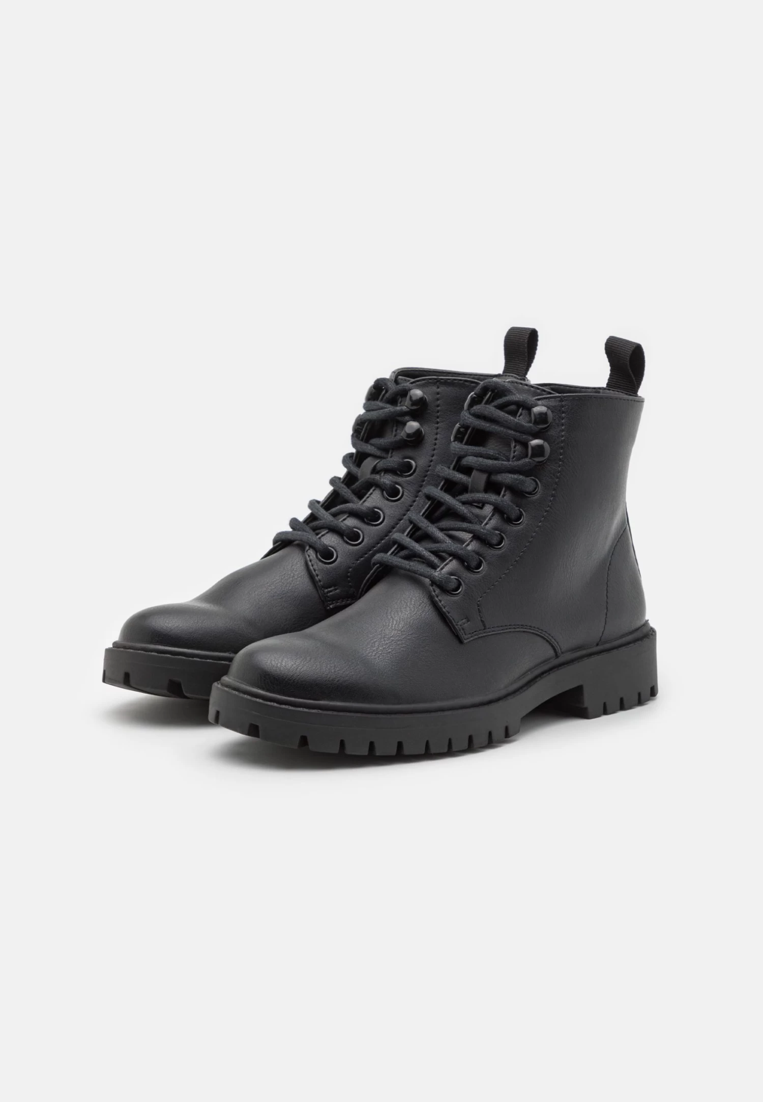 Pier One Unisex - Veterboots - Black 4 Pier One Unisex - Veterboots - Black - Afbeelding 2