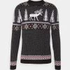 Pier One Wintery Christmas Jumper- Trui - Black 1 Pier One Wintery Christmas Jumper- Trui - Black -Pier One 1f29e5003384420ba463a74188a776d4
