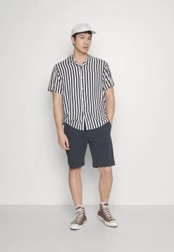 Pier One Overhemd - Dark Blue/White -Pier One 2509c7e2d0d64b48878b9d6c417720f6