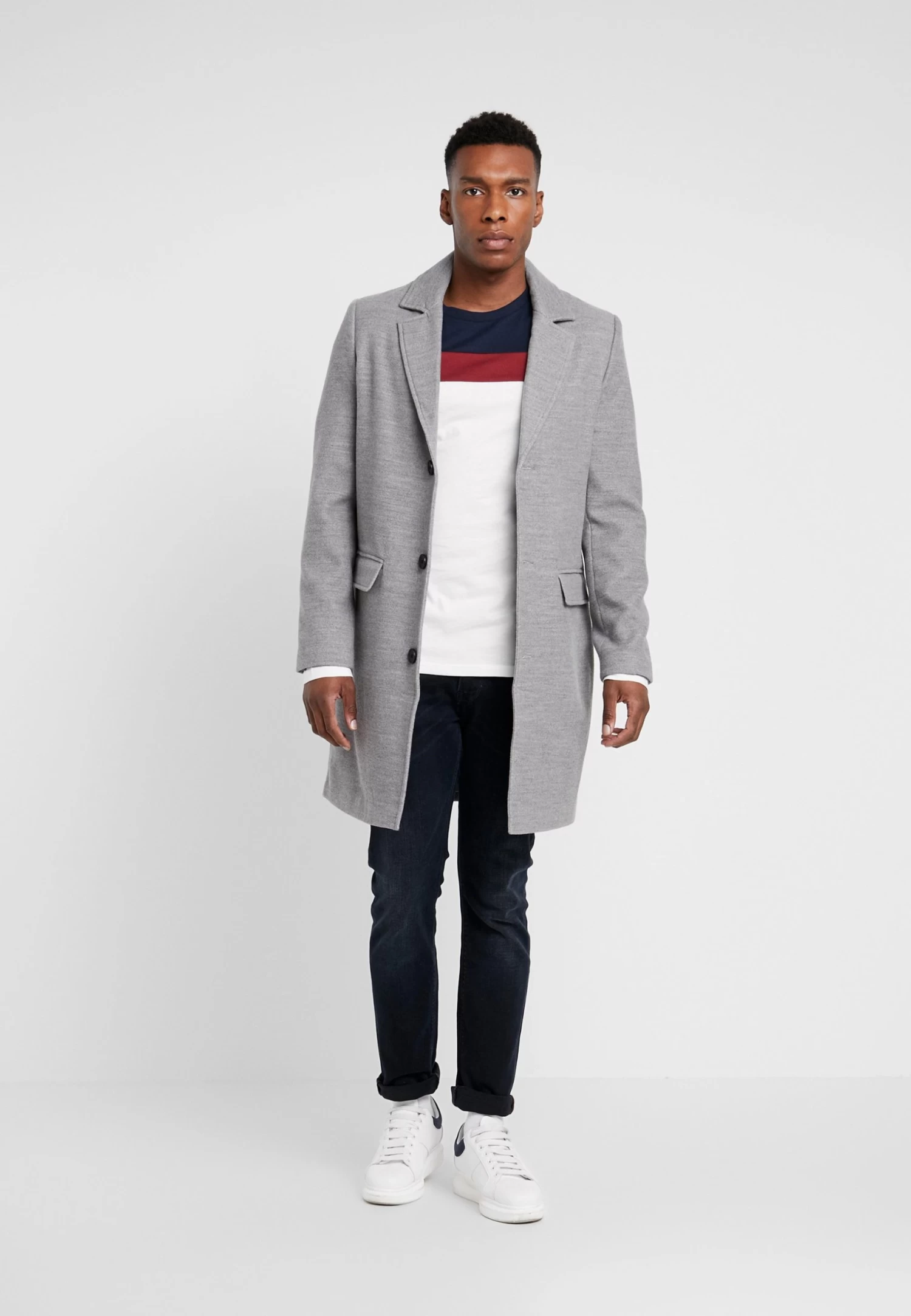 Pier One Longsleeve - Offwhite/Dark Blue 4 Pier One Longsleeve - Offwhite/Dark Blue - Afbeelding 2