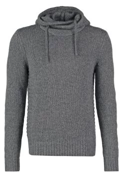 Pier One Hoodie - Dark Grey Melange -Pier One 2af312661e0e42778e45096e6e3f8763