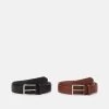 Pier One 2 Pack - Riem - Brown/Black 2 Pier One 2 Pack - Riem - Brown/Black -Pier One 3460666fa3784f91aa1eb7fe7aadcc06