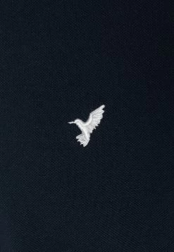 Pier One Pique Embro Detail- T-Shirt Basic - Dark Blue -Pier One 421eaf6ab4a14994be819750c9b8e6d4