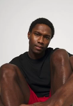 Pier One 3 Pack - Pyjamabroek - Black/Mottled Dark Grey/Red -Pier One 4f57fa2361ff43dba0b55c4847802e72