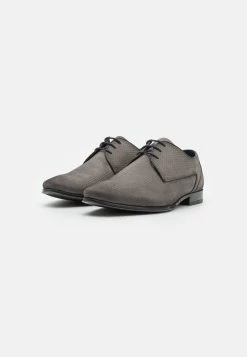Pier One Leather - Veterschoenen - Dark Grey 9 Pier One Leather - Veterschoenen - Dark Grey -Pier One 50adc3bf0aa045b8a231ed8e6245f002