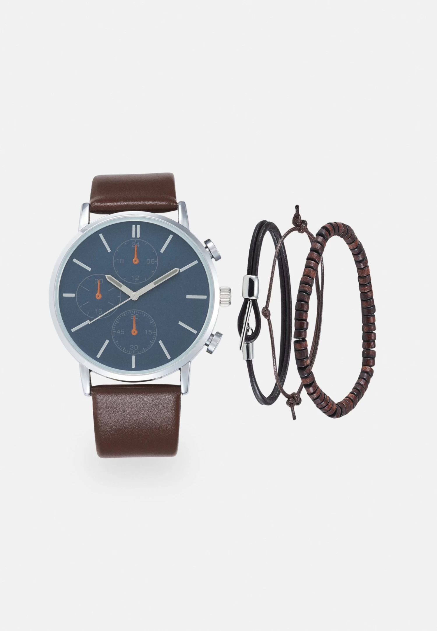 Pier One Set - Horloge - Cognac 3 Pier One Set - Horloge - Cognac