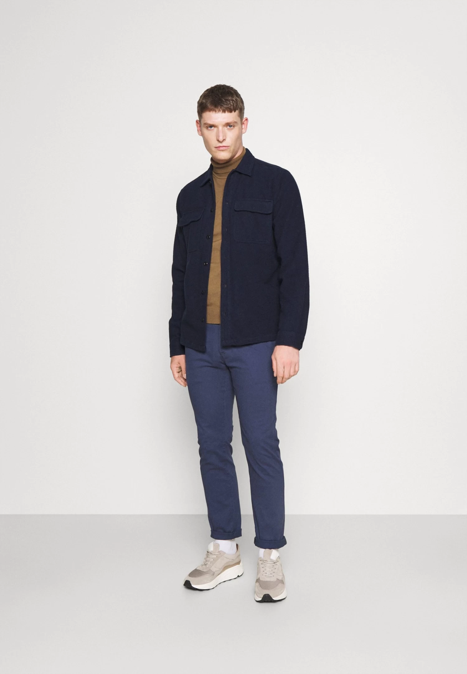 Pier One Belted - Chino - Dark Blue 4 Pier One Belted - Chino - Dark Blue - Afbeelding 2