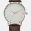 Pier One Horloge - Brown/Silvercoloured -Pier One 5cbea6e04e1b42edbfeb17dce23c134e