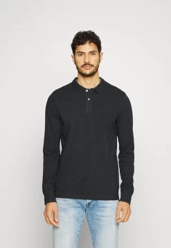 Pier One Long Sleeve 2 Pack- Poloshirt - Dark Grey/Khaki -Pier One 61c36d2fe9404d06a651873e3825e3f3