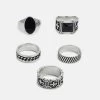 Pier One 5 Pack - Ring - Silver-Coloured