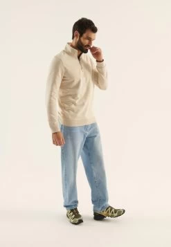 Pier One Sweater - Beige -Pier One 657ab6dab1fc497e8b0778de083d14dc