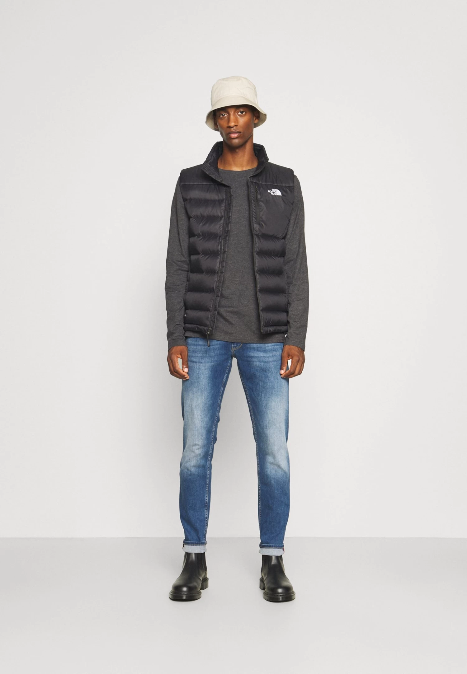 Pier One 2 Pack - Longsleeve - Dark Grey/Black 3 Pier One 2 Pack - Longsleeve - Dark Grey/Black