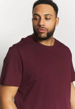 Pier One 2 Pack - T-Shirt Basic - Dark Blue/Bordeaux -Pier One 75b9cd712cb74ea5b97c41eb3b6bede8