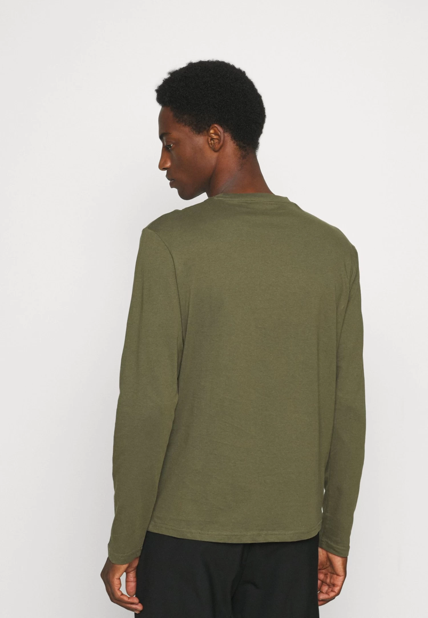 Pier One Longsleeve - Black/Dark Grey/Olive 5 Pier One Longsleeve - Black/Dark Grey/Olive - Afbeelding 3