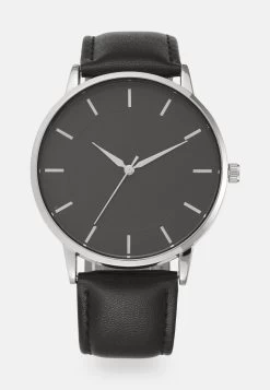 Pier One Horloge - Black/Silvercoloured
