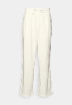Pier One Drawcord Trousers Linen Blend - Broek - White 12 Pier One Drawcord Trousers Linen Blend - Broek - White -Pier One 82865836bb5b4fff94da44c3eaf1558d