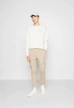 Pier One Cuffed Skinny Trouser- Cargobroek - Tan -Pier One 840601dea21848f9b98e3a9915eb6750