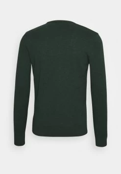 Pier One Basic Crewneck - Trui - Mottled Dark Green -Pier One 969fbb21a70c4a419db7918e1d788cea