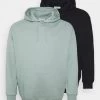Pier One 2 Pack- Hoodie - Black/Green -Pier One 995655df35664fffa6429d93bb981d5e