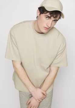 Pier One T-Shirt Basic - Beige -Pier One 9ec49de4e17d477cafc4f77aa4f6354c