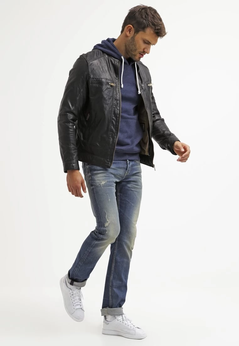 Pier One Hoodie - Dark Blue Melange 4 Pier One Hoodie - Dark Blue Melange - Afbeelding 2