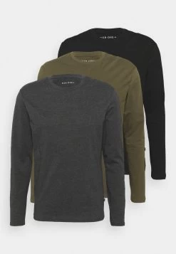 Pier One Longsleeve - Black/Dark Grey/Olive 16 Pier One Longsleeve - Black/Dark Grey/Olive -Pier One b4d996d7053e490480baa53d482fec18