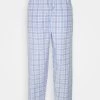 Pier One Pyjamabroek - Light Blue/White -Pier One b5ede060a480464880aa0ac8c576f7a6