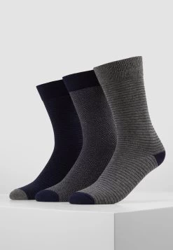 Pier One 5 Pack - Sokken - Dark Blue/Mottled Grey -Pier One b6c78759fa194ba3b495c086b8e71a51