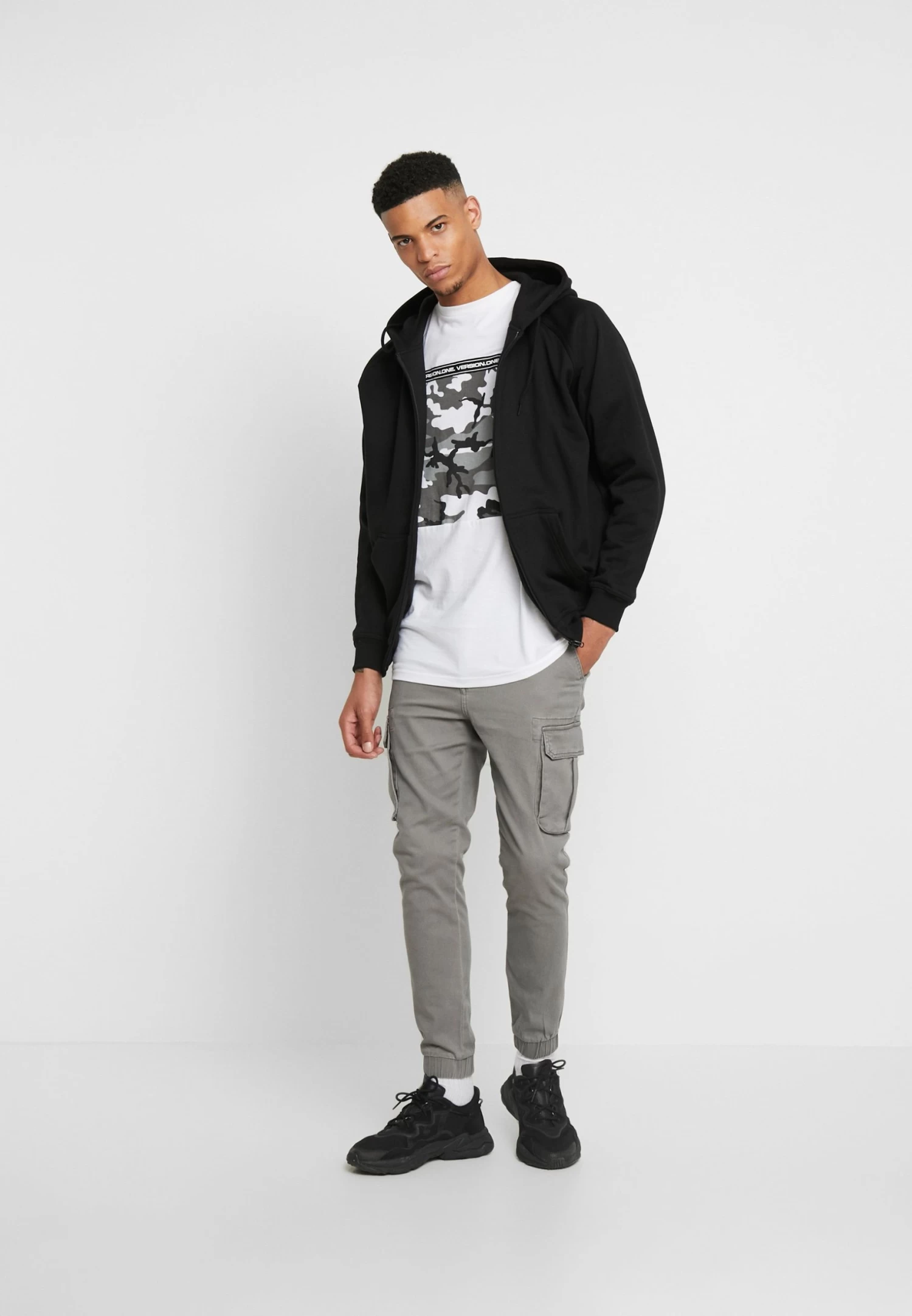 Pier One Cuffed Skinny Trouser- Cargobroek - Grey 4 Pier One Cuffed Skinny Trouser- Cargobroek - Grey - Afbeelding 2