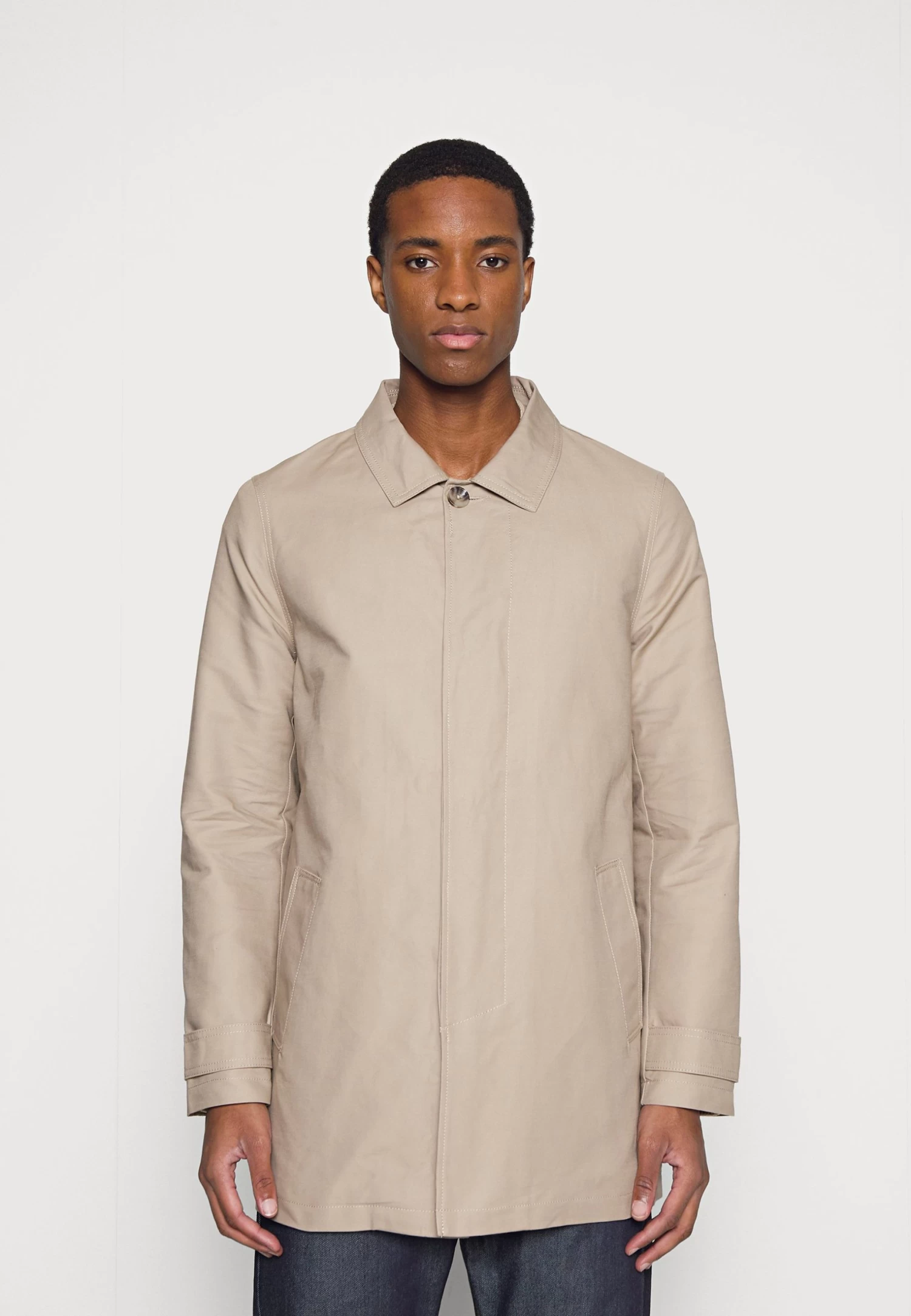 Pier One Commuter Coat- Halflange Jas - Tan 3 Pier One Commuter Coat- Halflange Jas - Tan