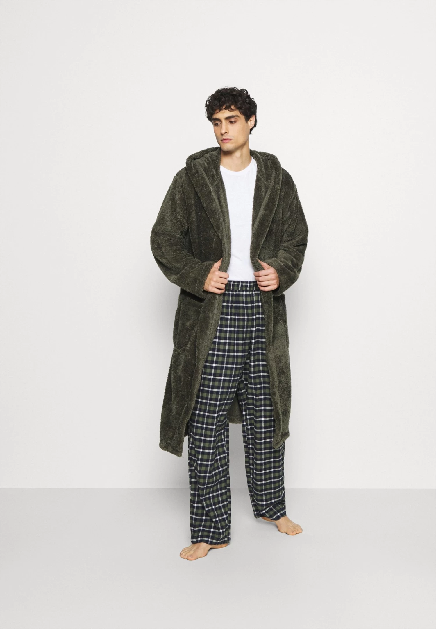 Pier One Badjas - Khaki 4 Pier One Badjas - Khaki - Afbeelding 2