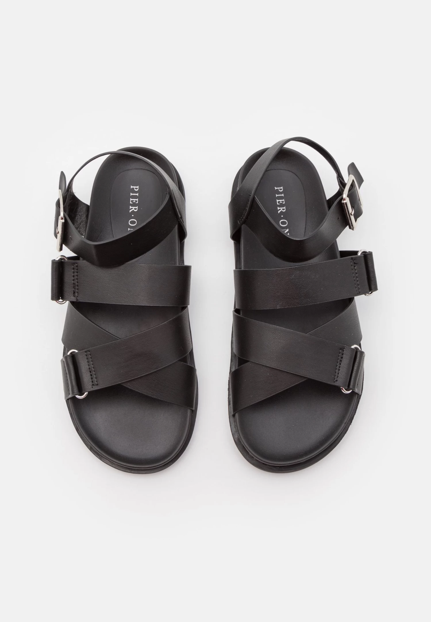 Pier One Unisex - Sandalen - Black 6 Pier One Unisex - Sandalen - Black - Afbeelding 4