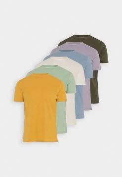 Pier One 7 Pack - T-Shirt Basic - White/Yellow/Lilac 21 Pier One 7 Pack - T-Shirt Basic - White/Yellow/Lilac -Pier One d619b979bff1421ca3c2dca88f3e6305