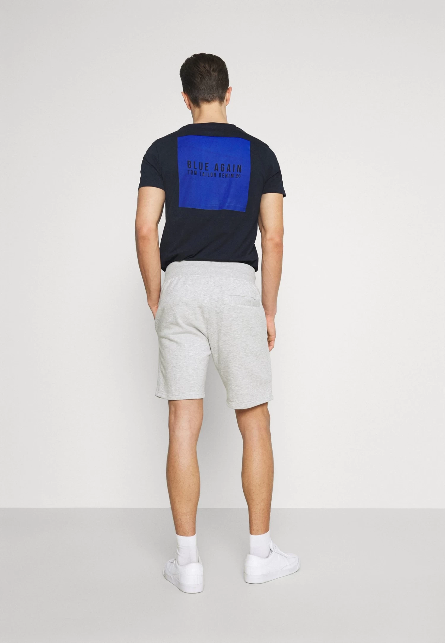 Pier One 2 Pack - Shorts - Mottled Light Grey/Dark Blue 5 Pier One 2 Pack - Shorts - Mottled Light Grey/Dark Blue - Afbeelding 3