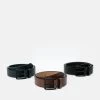 Pier One 3 Pack - Riem - Black - 802_Brown - 702_Dark Blue - 503 -Pier One ee37423f2185415eafccaa9aac4ff94e