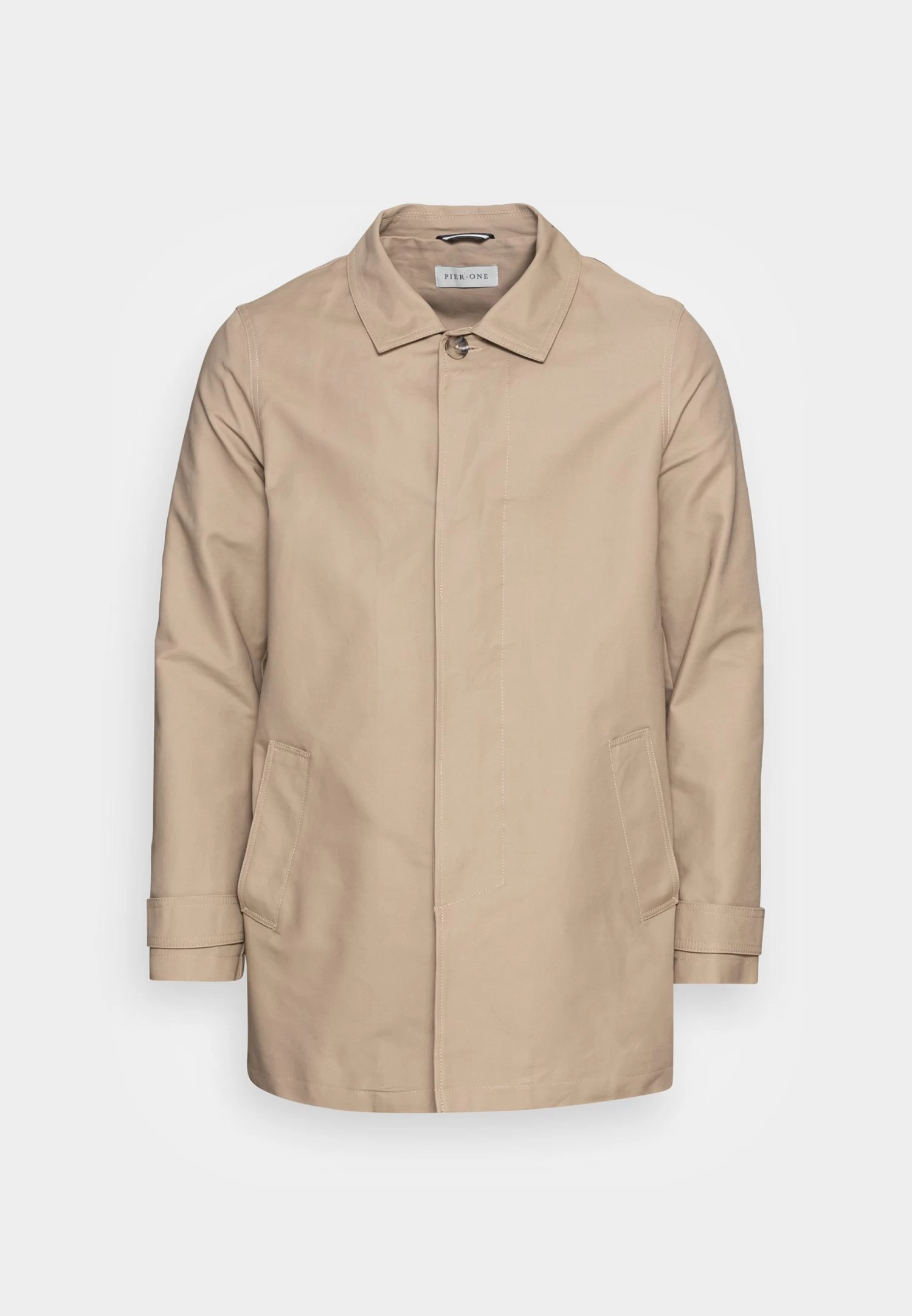 Pier One Commuter Coat- Halflange Jas - Tan 7 Pier One Commuter Coat- Halflange Jas - Tan - Afbeelding 5