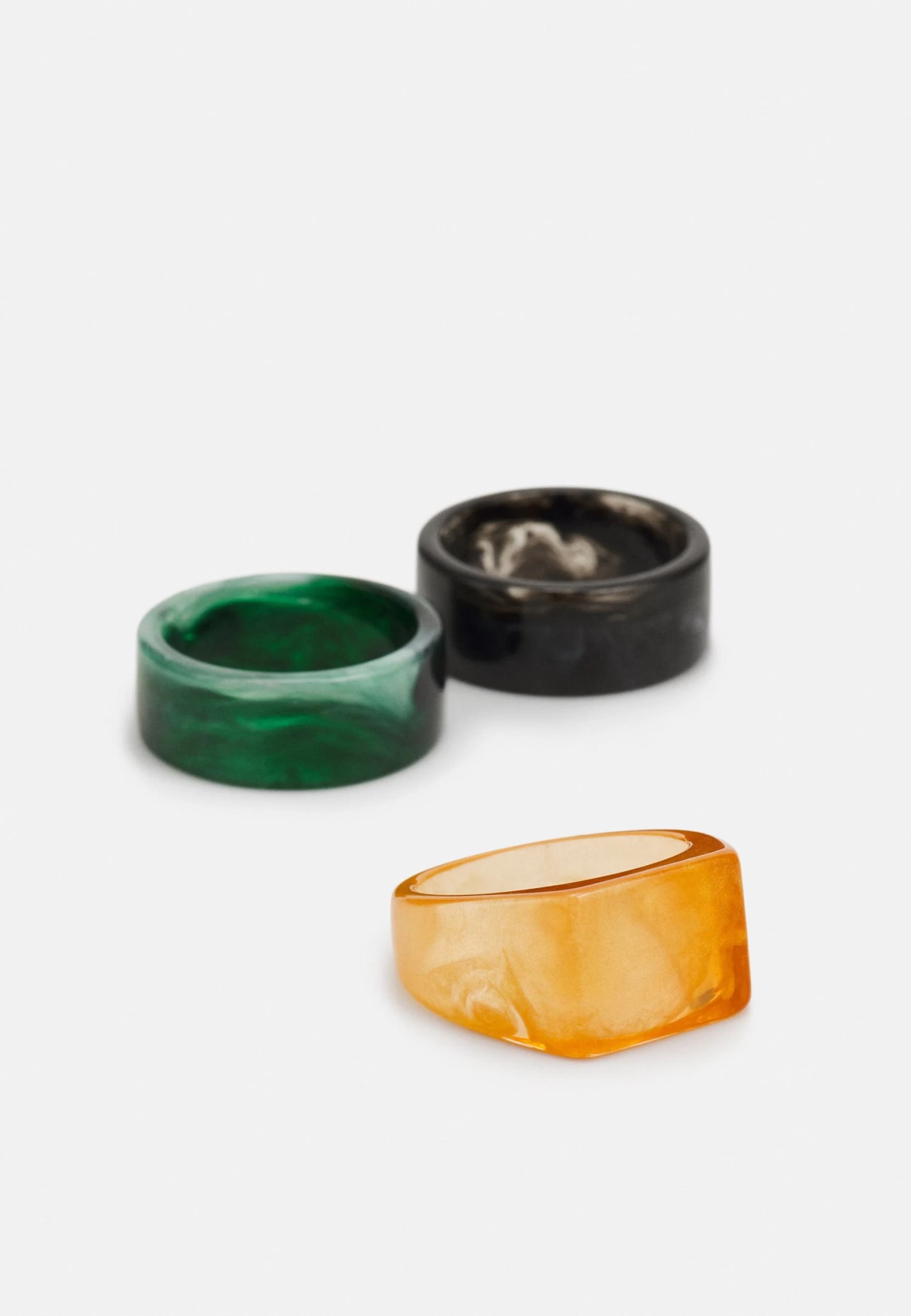 Pier One 3 Pack - Ring - Black/Green/Orange 5 Pier One 3 Pack - Ring - Black/Green/Orange - Afbeelding 3