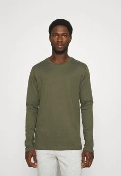 Pier One 2 Pack - Longsleeve - Olive/Dark Blue -Pier One fbf130aeedee491594c388dc1fd3399d