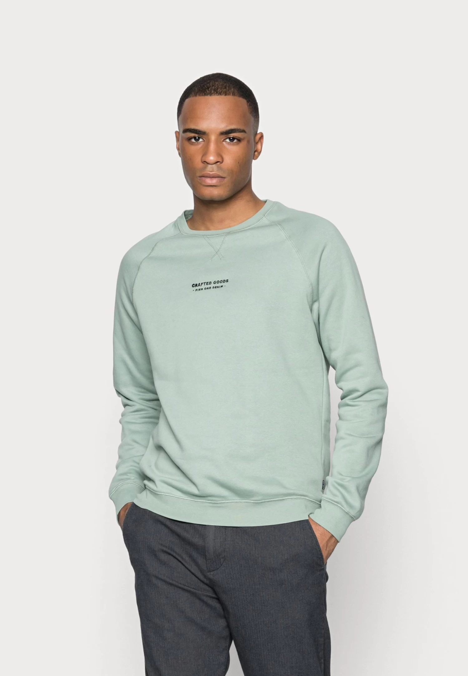 Pier One Crafted Goods Crew - Sweater - Green 3 Pier One Crafted Goods Crew - Sweater - Green