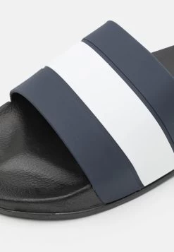 Pier One Muiltjes - Dark Blue/White -Pier One fca2b97369364691b5a9f753ac3a49a5